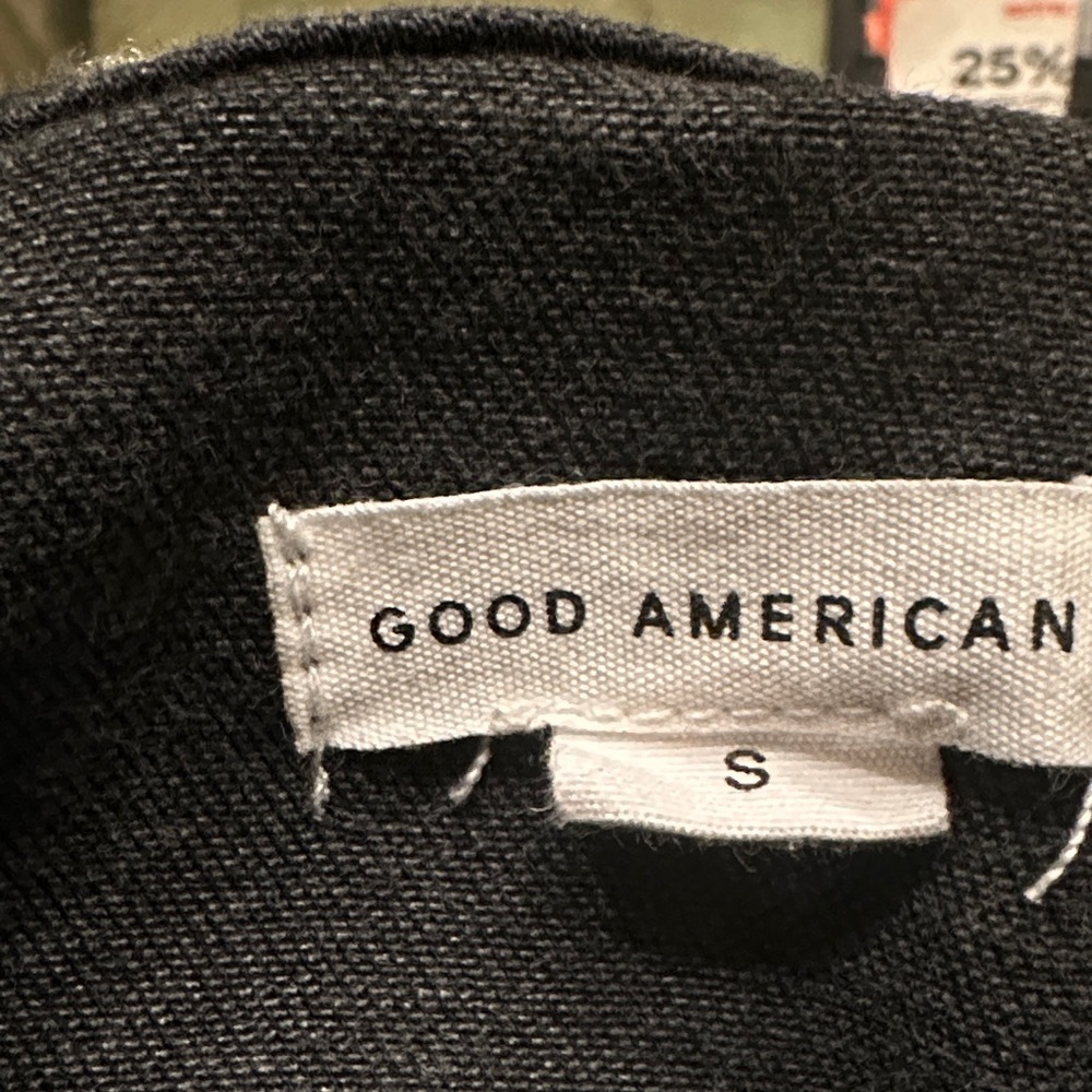 Good American Fit For Success Black Denim Jumpsuit size S - Picture 3 of 5